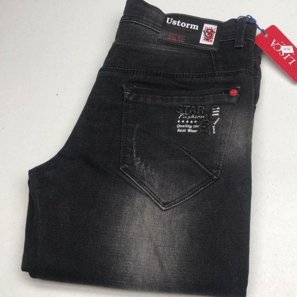 NWT MENS U-STORM SLIM STRAIGHT JEANS 34x30 ⭐️ - Picture 1 of 13